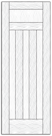 Style 8615- Custom Solid Wood Interior Doors