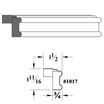 1017 Under Cabinet Molding