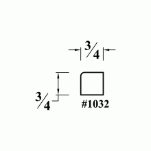 1032 Solid Wood Molding