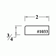 1033 Solid Wood Molding