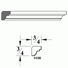 108 Wood Cove Molding