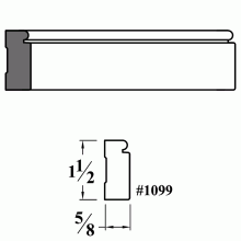1099 Wood Casing Molding