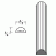1212 Half Round Beaded Column Molding
