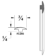 1286 Solid Wood Panel Splice Molding for Cabinet Transitions