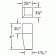 149660 Tapered Cabinet Foot Drawing
