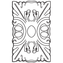 150340 Carved Tile Onlay Drawing