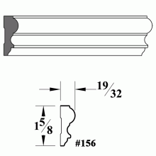 156 Chair Rail Molding