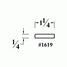 1619 Door Jam Molding