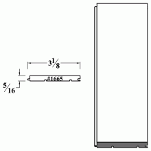 1665 Tongue and Groove Wainscot