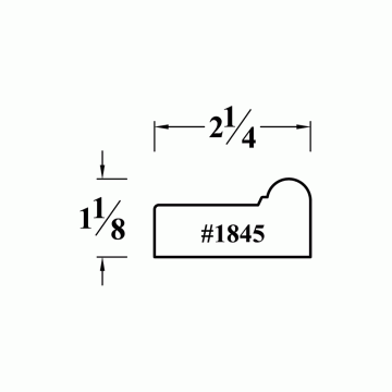 1845 Solid Wood Molding