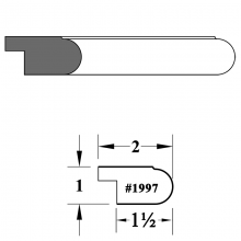 1997 Under and Upper Cabinet Molding