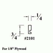 2101 Cabinet Refacing (Corner) Molding