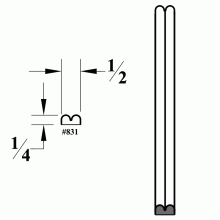 831 Beaded Molding