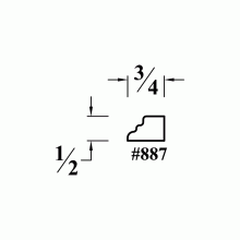 887 Scribe Molding