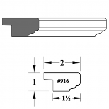 916 Under and Upper Cabinet Molding