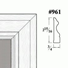 961 Wood Casing Molding
