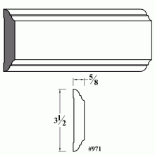 971 Chair Rail Molding
