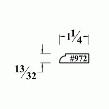 972 Door Jam Molding
