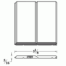 989 Tongue and Groove Wainscot