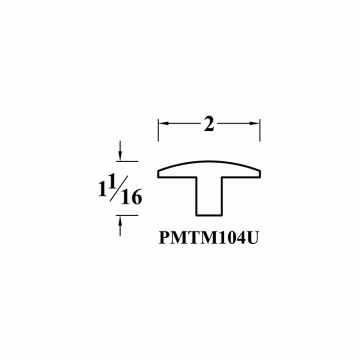 PMTM104U Flooring Transition Molding
