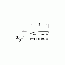 PMTM107U Flooring Transition Molding