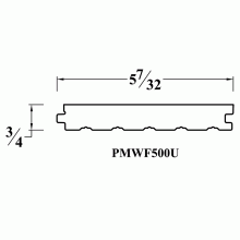 PMWF500U Wood Flooring Molding