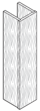 Square Column Wrap - 3 Sided (CWS300)