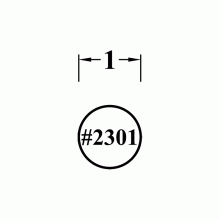 2301 Dowel Molding