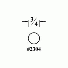 2304 Dowel Molding