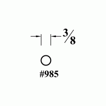 985 Dowel Molding