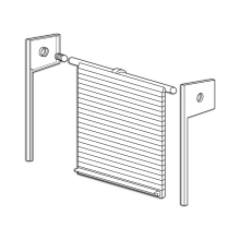 Tambour Door Track System Only for Frameless Application