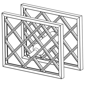 Assembled Wine Rack With Frame - Part #1736