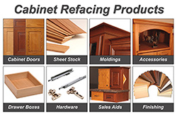 Cabinet Refacing Products - Marketing Cards Cabinet Refacing Products - Marketing Cards