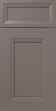 City Gray Painted Modern Mitered Cabinet Door (S616)