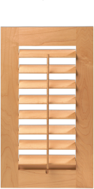 Custom Interior Shutter Door - Operable Louvered Cabinet Doors (S247) Command Stream