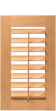 Custom Interior Shutter Door - Operable Louvered Cabinet Doors (S247) Command Stream