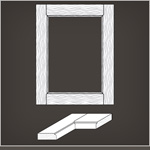 No Panel Cut Frame Only (Wine Cooler)