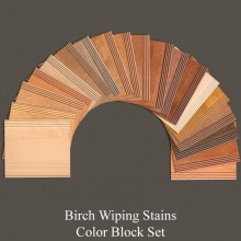 Birch Wiping Stains Color Block Set 149803