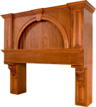 Wood Range Hoods in Cherry, Maple, Oak and Alder Wood