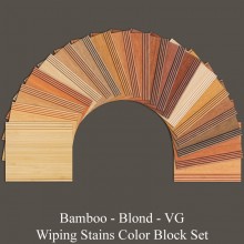 Bamboo - Blond - VG Wiping Stains Color Block Set 149803