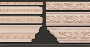 Create-a-Carving Inserts for Crown, Frieze and Light Rail Molding