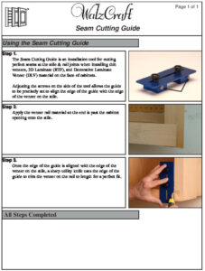 Seam Cutting Guide - How To Use
