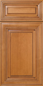 Glazed Alder Mitered Cabinet Door (S128 Camden)