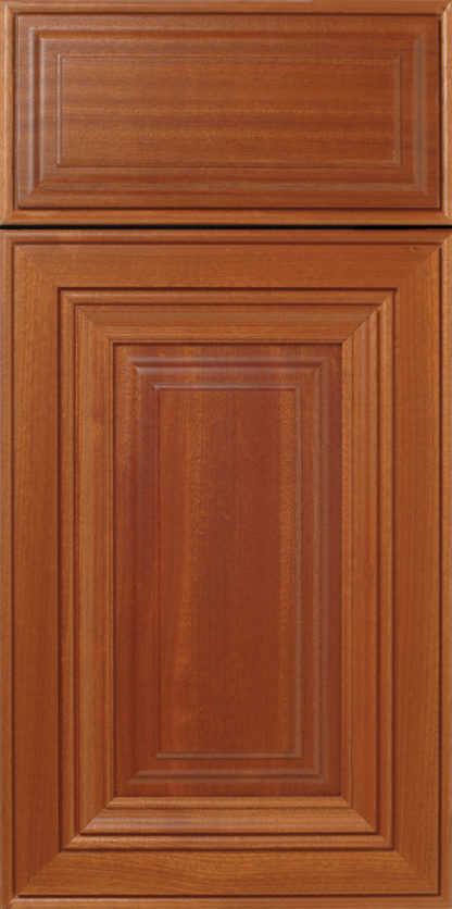 Mitered Cabinet Door in Quarter Sawn (Straight Grain) Sapele Wood (S137 Atherton)