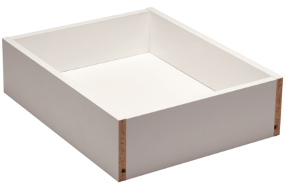Assembled White Melamine Drawer Box
