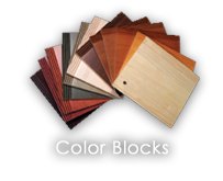 Color-Blocks, Stain Samples - Dealer-Aids