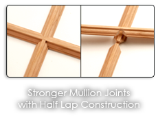 Half Lap Mullion Construction