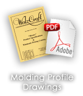 WalzCraft Catalog Molding Profile Drawings