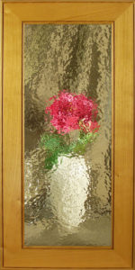 Clear Hammered Cabinet Glass DG-14