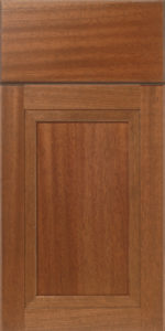 Cross Plains (S647) Quarter Sawn (Straight Grain) Mahogany Cabinet Door - WalzCraft